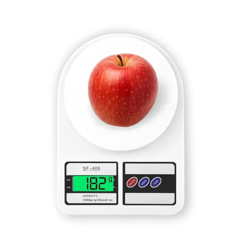 Image of CRAE SF-400 Digital Kitchen Weighing Scale | 10Kg x 1g Precision | 1 year (6+6 months) warranty | Food Scale with LCD Di