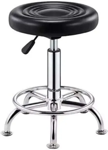 Image of CRAFTSPEN Adjustable Metal Bar & Clinic Stool 14-18 Inch (Black)