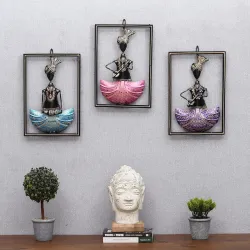 CraftVatika Iron Wall Art Musicians Set