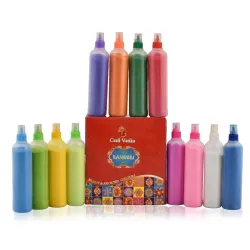 CraftVatika Rangoli Powder Tube Kit, Floor Art Decoration Set for Diwali & Pooja
