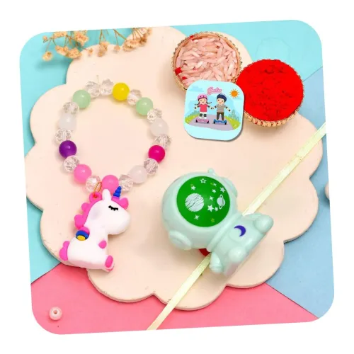 Image of CraftVatika Set of 2 Kids Rakhi for Girls Boys