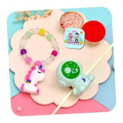 CraftVatika Set of 2 Kids Rakhi for Girls Boys