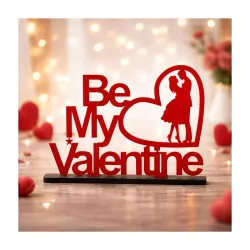 CraftVatika Valentine Gifts for Girlfriend Husband Women Wife Boyfriend Man, Valentine's Day Decoration Items, Wooden Home Decoration Items for Living Room, Return Gift for Women