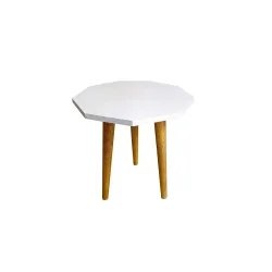 CRAFTWIZARDS Antique Wooden Fold-able Round Table