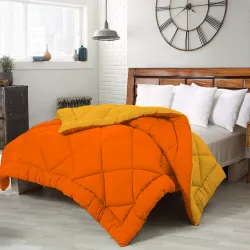 CRAZY WORLD Solid Single Comforter for  Mild Winter 