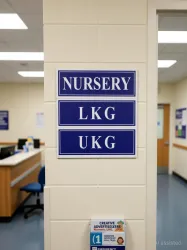 CREATIVE ADVERTISERS Nursery, LKG, UKG Emergency Sign