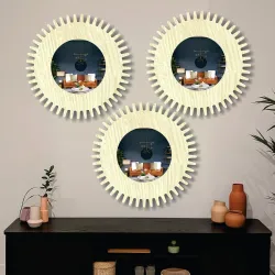 Creative Arts n Frames 11 inch Set of 3 Round Wall Décor