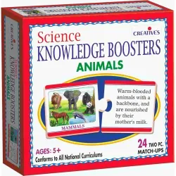 Creative's Science Knowledge Booster - Animals | Knowledge About the Amazing Animal World | Match Picture Game |Science | Science Knowledge Booster Series | Ages-5 & UP