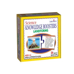 Creatives Science Knowledge Boosters - Land Forms Geographic Game Ages -6 & Ups