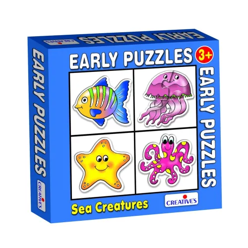 Image of Creative's Early Puzzles Step 1 -Sea Creatures Puzzle | Educational Puzzles Game | Fun to Learn Game | Knowledge of Sea 
