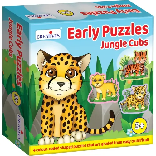Image of Creative's Early Puzzles Jungle Cubs Jigsaw Puzzles