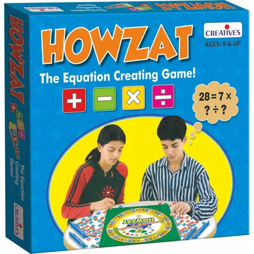 Image of Creative’s Howzat | Equation Creating Board Game | Learn Fundamental Operations of Airthmetic (+, x, ÷) Basic Airthmetic