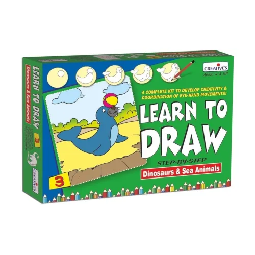 Image of Creative's Learn to Draw - Dinosaurs and Sea Animals