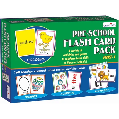 Image of Creative's Preschool Learning Flash Card Pack Part 1 (Ages 3+)