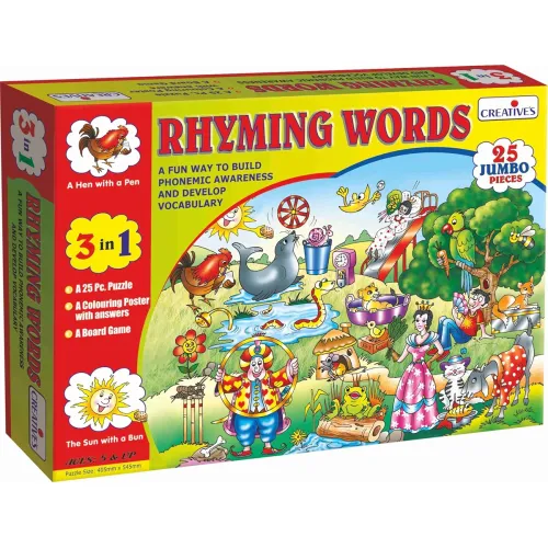 Image of Creative's Rhyming Words 3-in-1 Educational Board Game