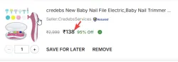 credebs New Baby Nail Trimmer