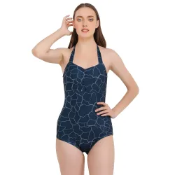 CREVOX Padded Printed Single Piece Swimwear