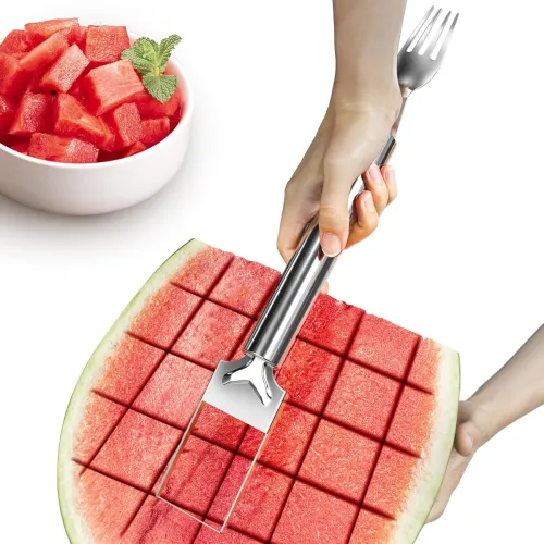 Image of CripsTaste Watermelon Fork Cutter Slicer