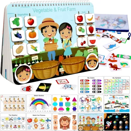 Image of CRIYALE Montessori Busy Book Toys 