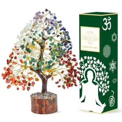 Crocon Seven Chakra Tree of Life for Positive Energy 