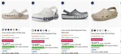 Crocs Clogs at minimum 50% Discount