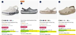 Crocs Footwear upto 55% Discount