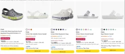 CROCS FOOTWEAR UPTO 80% DISCOUNT 