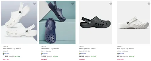 Image of Crocs Men’s Clogs upto 61% Discount
