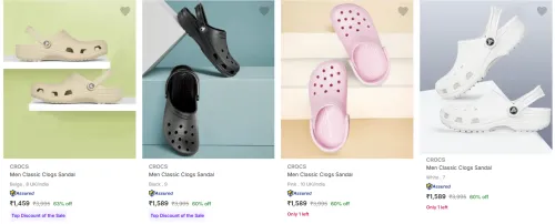 Image of Crocs Men’s Clogs upto 63% Discount