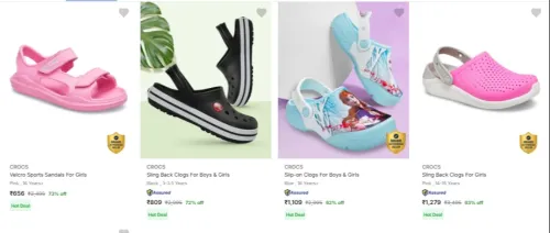 Image of Crocs Sandals upto 73% Discount