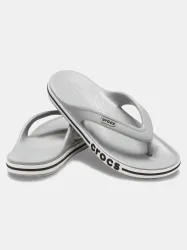CROCS Unisex Flip Flops (Grey , 9)