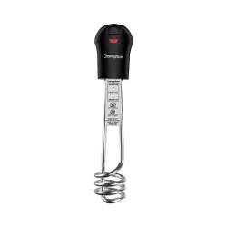 Crompton 1500W Superfast heating Immersion Rod| 100% Shock Proof| IP 68 Protection| Anti-corrosive coating| 2 Yrs Warranty| Energy Saving| Powerful Heating Element| Bucket Hook