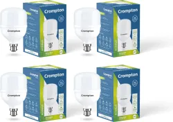 Crompton 40 W Basic Standard B22 LED Bulb (White, Pack of 4)
