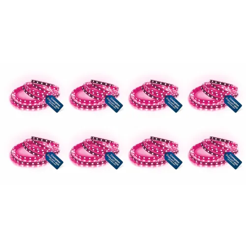 Image of Crompton 5 Meter Strip Light Pink 300 LEDs (Pack of 8) (Without Driver)