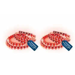 Crompton 5M Red LED Strip Light Pack of 2