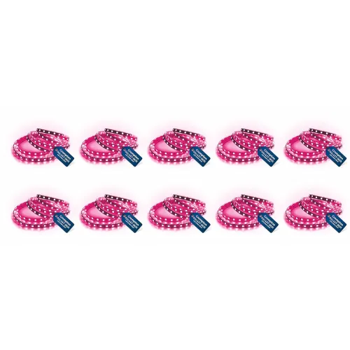 Image of Crompton 5 Meter Strip Light Pink 300 LEDs (Pack of 10) (Without Driver)