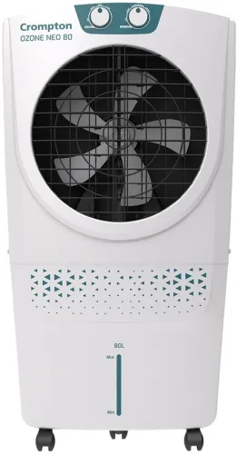 Image of Crompton 80 L Desert Air Cooler (White, Teal, ACGC-OZONENEO80)