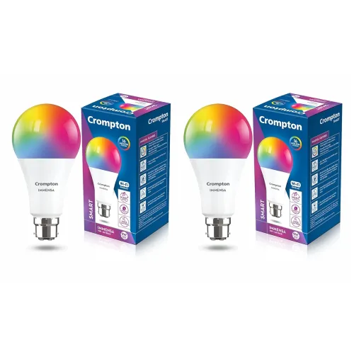 Image of Crompton 9-Watt B22 WiFi Smart LED Bulb with Amazon Alexa (Po2)