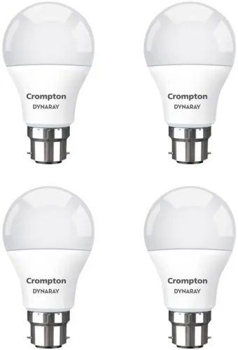 Image of Crompton 9W B22 LED Bulb (White, Pack of 4)
