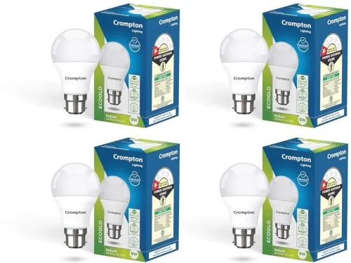 Image of Crompton 9W B22 LED Bulb – Pack of 4