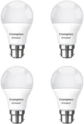 Crompton 9W Standard B22 LED Bulb pack4