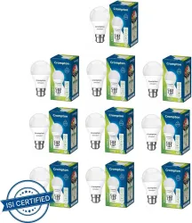 Crompton 9W B22 LED Bulb, Pack of 10