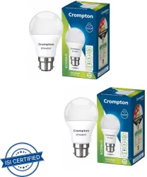 Crompton 9 W Basic Standard B22 LED Bulb (Pack of 2)