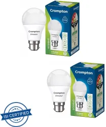 Crompton 9 W Basic Standard B22 LED Bulb (Pack of 2)