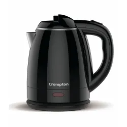 Crompton ActivHot Electric Kettle | 1.2 Litres | Cool Touch | Black