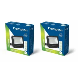Crompton Aluminium Gleam 50W LED Flood Light