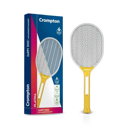 Image of Crompton Anti-ZAPPY-Duo Rechargeable Mosquito Racket 
