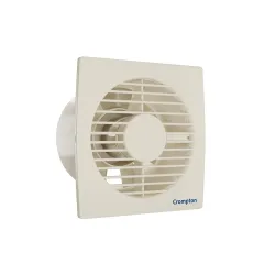 Crompton Axial Air 150 mm (6 inch) Kitchen/Bathroom/Office Exhaust (Ventilation) Fan | 1750 RPM | Low Noise | Sturdy Front Grill | Wall,Glass & Grill Mounting | 2 Year Warranty | Ivory