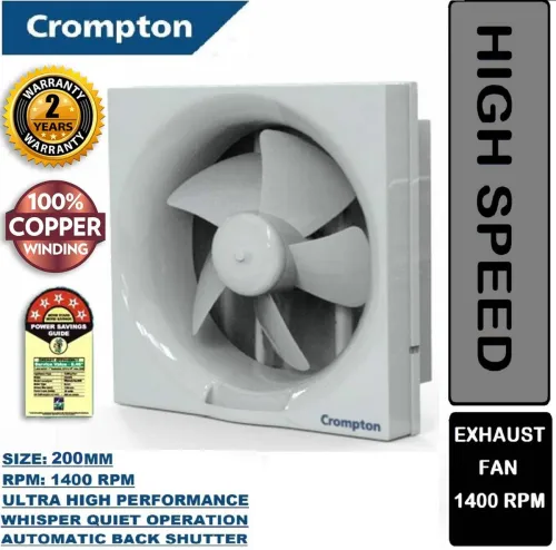 Image of Crompton Brisk Air Neo Super Silent 6 Blade Exhaust Fan
