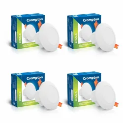 Crompton Domestic Recess LED 3W Down Lighter  Pack of 4